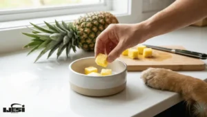 safe pineapple portion size for dogs
